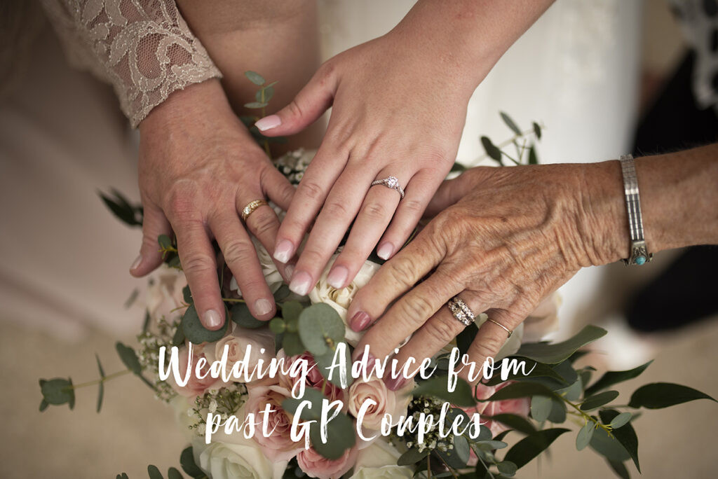 Wedding advice from past gp couples